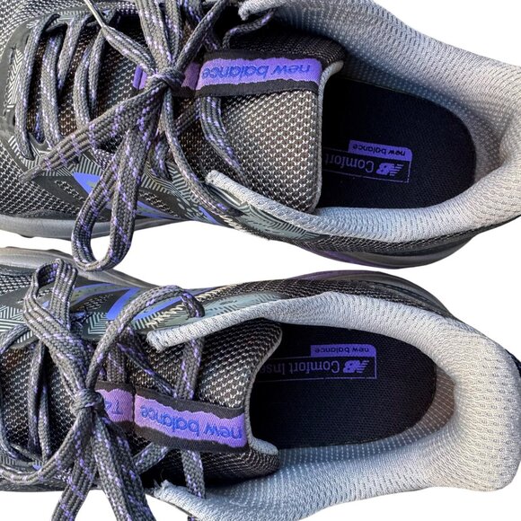New Balance 410v8 Women's Trail Running Shoes Size 7.5 Grey & Purple Sneakers - Picture 5 of 9